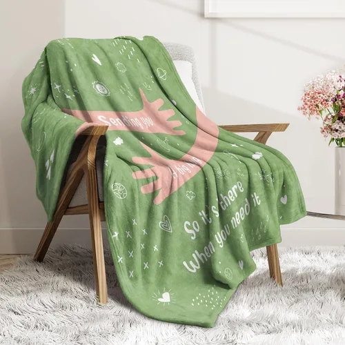 Vista 4 de Afterprints Regalos para recuperarse para mujeres y hombres, manta de abrazo/sanación, regalos para pensar en ti/cuidado del cáncer/simpatía/después