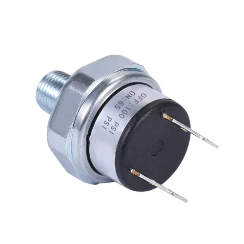 Vista 5 de Interruptor de presión de aire 85-100 PSI 1/8"-27 NPT DC 24V 12V Compresor de aire 100PSI DC