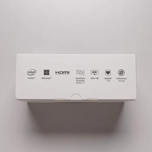 Vista 9 de MeLE Quieter3Q Mini PC Celeron N5105 - Computadora de escritorio pequeña sin ventilador 8G LPDDR4 128G ROM Micro factor de forma PC compatible