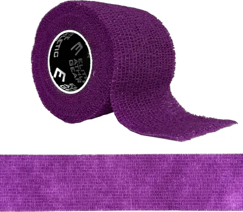 Vista 21 de Cinta atlética autoadhesiva – 2 pulgadas x 6.5 yardas – Sin látex, envoltura deportiva fácil de rasgar para fútbol, béisbol, fútbol, muñeca