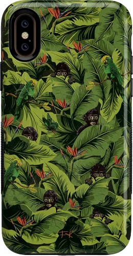 Vista 37 de Casely Funda para iPhone Xs Max Funda con estampado de festival (solo buenas vibraciones)