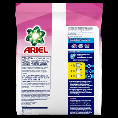 Vista 10 de Ariel con un toque de frescura suave, detergente en polvo, 9.5 lbs, 96 cargas