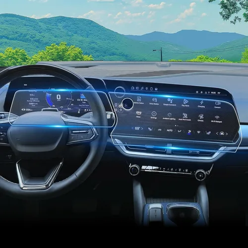 Vista 11 de Protector de pantalla táctil para GMC Acadia de vidrio templado brillante 2024, 2025, 2026, 15 pulgadas, accesorios Acadia (Elevation/AT4/Denali)