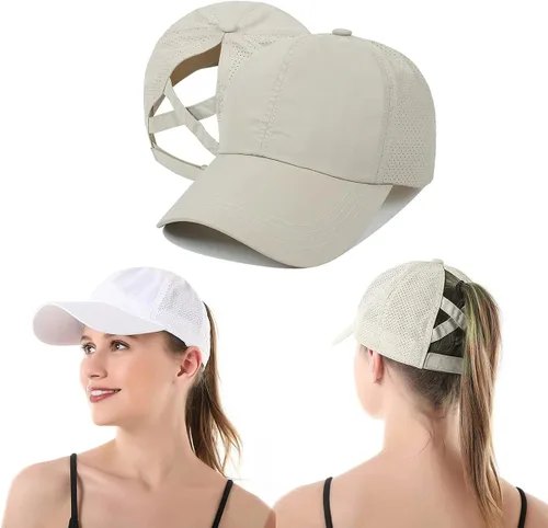 Vista 3 de ChuLian Gorra de béisbol para mujer, gorra de béisbol para mujer, gorra de béisbol de secado rápido