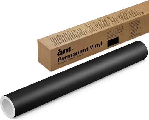 Vista 69 de ANT Melocotón, rollo de vinilo permanente de 24" x 4,5 m, rollo de vinilo adhesivo, para proyecto DIY, calcomanía, pegatina, compatible con Cricut
