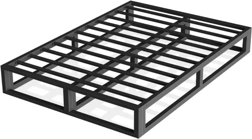 Vista 15 de Bilily Marco de cama individual de 14 pulgadas con soporte de listones de acero resistente, plataforma de metal resistente para colchón