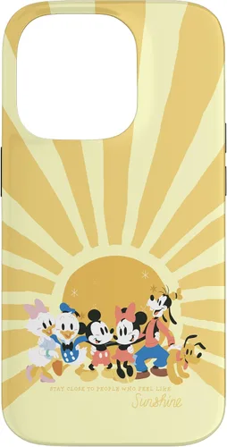 Vista 17 de iPhone 16 Disney Mickey y sus amigos Personas que se sienten como Sunshine Case
