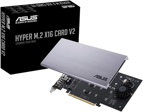 Vista 2 de ASUS Tarjeta Hyper M.2 x16 v2 4 x M.2 Socket 3