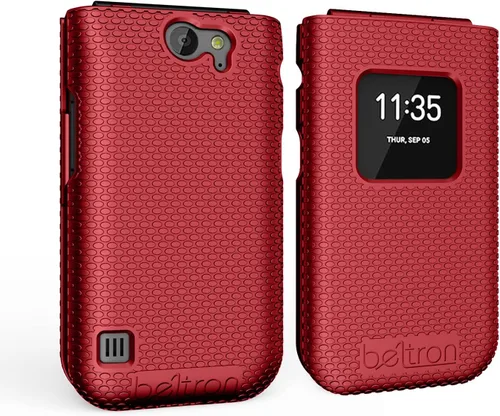 Vista 11 de BELTRON Funda para Nokia 2720 V Flip Phone, funda protectora a presión (Verizon 2720V) - Negro