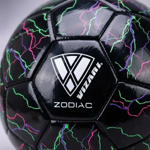 Vista 9 de VIZARI Zodiac Balón de fútbol juvenil de cuero sintético para niños, niñas y niños pequeños, diseño duradero e impermeable para entrenamiento