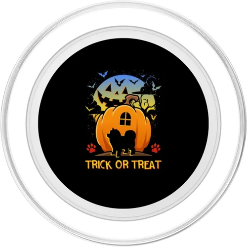 Vista 2 de Chow Chow Happy Halloween Costume Dog Boo Dogs PopSockets MagSafe PopGrip for iPhone