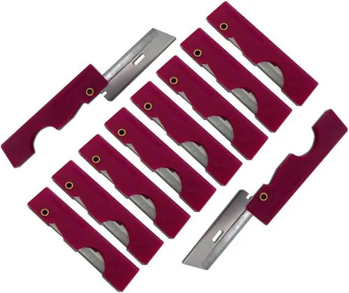 Vista 3 de Maquinilla de afeitar plegable (paquete de 10) para kits de supervivencia y primeros auxilios Negro