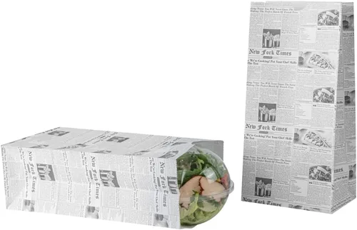 Vista 35 de Restaurantware Bag Tek - Bolsas de papel de 2 libras, 100 bolsas de almuerzo desechables, pequeñas para almuerzos, sándwiches y aperitivos, bolsas