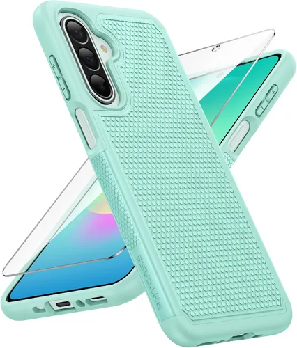 Vista 125 de FNTCASE for iPhone 17 Pro Case: Translucent Light Blue Slim Cases Compatible with MagSafe, Full Camera Protection & Tempered Glass Protector, 14FT