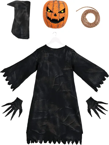 Vista 5 de Disfraz de calabaza de ojos Bobble para niños