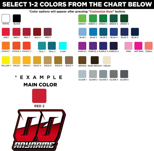 Vista 2 de Adhesivo personalizado de carreras genial, auto sucio, motocross, piloto, nombre, número, troquelado, impermeable, UV, transferencia DTF