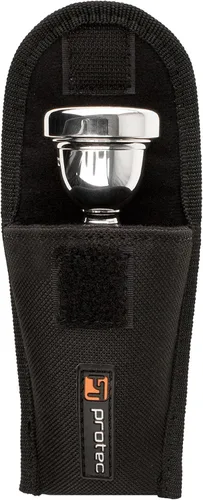 Vista 2 de Protec Boquilla de trombón/eufonio bolsa acolchada de nailon con cierre seguro de gancho y bucle, modelo A204