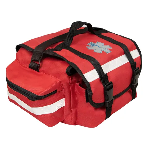 Vista 7 de Primacare KB-RO74-BK Bolsa de trauma de primera respuesta, 17 x 9 x 7 pulgadas, negro, organizador de suministros médicos EMT/EMS con separadores
