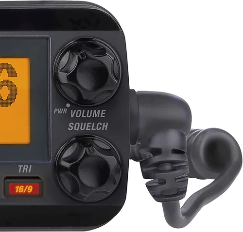Vista 6 de Uniden UM435BK Advanced Fixed Mount VHF Marine Radio, todos los canales marinos estadounidenses/internacionales/canadienses incluyendo nuevos Negro