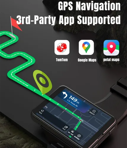 Vista 8 de Reloj inteligente para hombre, 4G, smartwatch para Android e iOS, pantalla táctil de 2.88 pulgadas, Android 11 OS, 6GB+128GB, rastreador