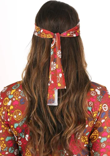 Vista 2 de Disfraz Peace Love Hippie para mujer, Fun World