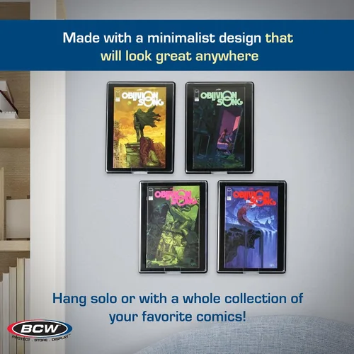 Vista 4 de BCW Marco de Exhibición para Cómics – 1 Paquete Estuche de Exhibición para la Era Actual/Moderna Soporte de Pared para Cómics