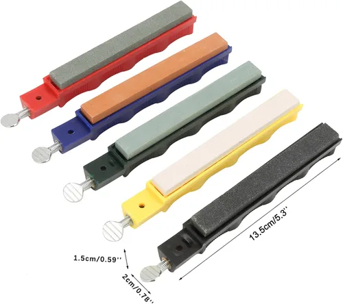 Vista 2 de Kit de afilador de cuchillos de ángulo fijo, sistema de afilado de cocina para uso doméstico con fácil control de ángulo