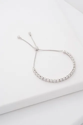 Vista 22 de Ted Baker London Melrah Icon Crystal Slider - Pulsera de tenis ajustable para mujer