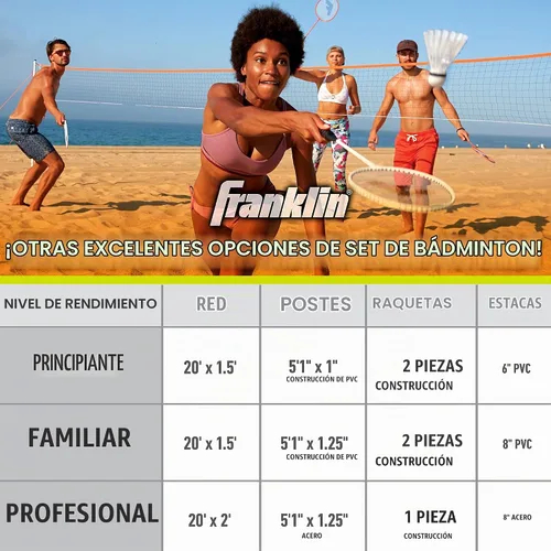 Vista 6 de Juego de bádminton Franklin Sports, 1
