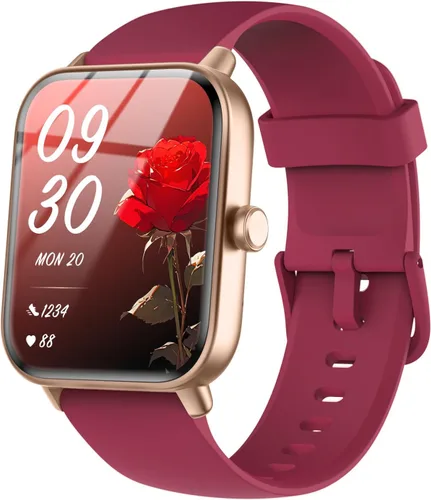 Vista 10 de Relojes inteligentes para mujeres/hombres, reloj inteligente para teléfonos Android y compatible con iPhone, Alexa integrado, relojes de fitness