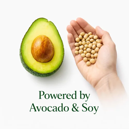 Vista 2 de Suplemento natural y vegano para la salud de las articulaciones, aguacate soya Unsaponificables 300 mg, sin OMG, libre de gluten, colores o sabores