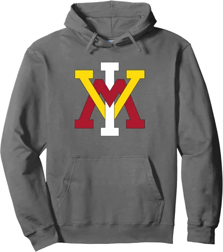 Vista 5 de VMI Keydets Icon - Sudadera con capucha con licencia oficial, Negro