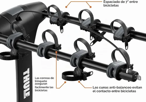 Vista 2 de Thule Apex XT Soporte de Enganche para Bicicleta