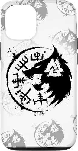 Vista 27 de iPhone 14 Plus Fenrir Wolf Fenris-Wolf - Viking Vegvisir Valknut Case