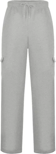 Vista 3 de Pantalones cargo para hombre, cintura elástica, con cordón, ajuste relajado, pantalones de senderismo, pantalones casuales de trabajo, pantalones
