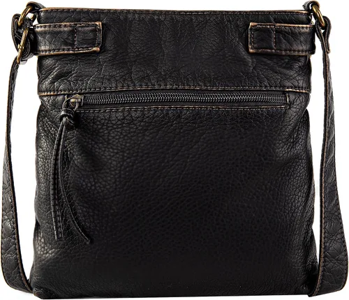 Vista 6 de Montana West Crossbody Bag for Women Soft Washed Leather Multi Pocket Shoulder Purses