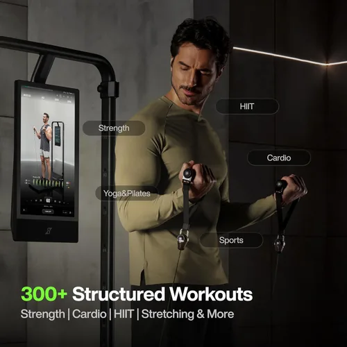 Vista 3 de Speediance Gimnasio en casa, máquina Smith multifuncional inteligente alimentada por IA para entrenamiento de fuerza de cuerpo completo