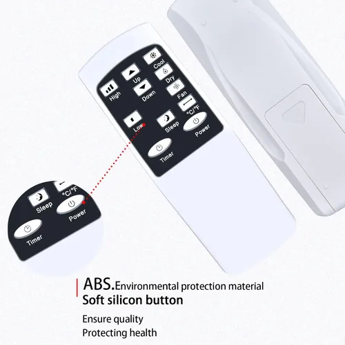 Vista 4 de Nuevo control remoto de repuesto para aire acondicionado portátil COSTWAY