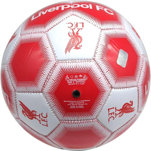 Vista 2 de Liverpool FC Radical Stitch - Balón de fútbol (2), color rojo