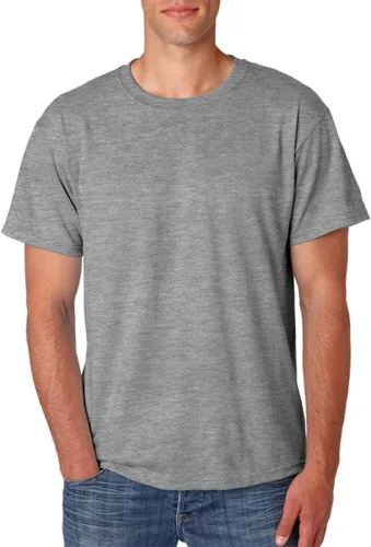 Vista 52 de Jerzees Camiseta pesada con cuello redondo y bolsillo en el pecho para hombre