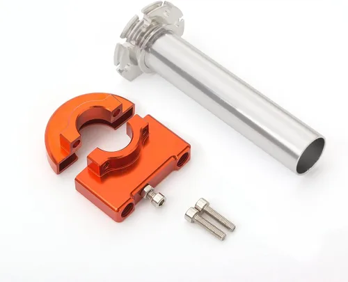 Vista 3 de Krace - Agarraderas de mano para motocicleta de 7/8 pulgadas con tubo de acelerador de giro rápido CNC anodizado para Ducati 888 849 851 749 898