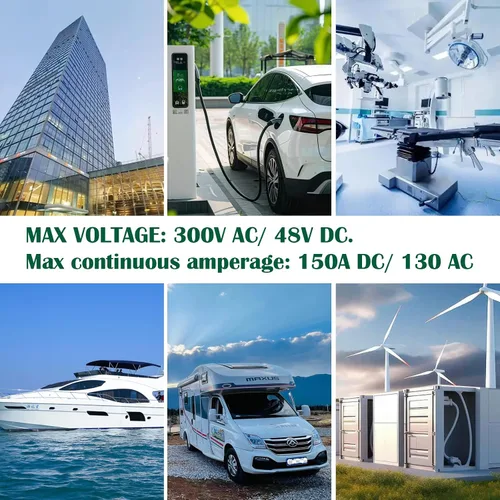 Vista 7 de LENKRAD Barras de autobús marinas M6 de 12 V, bloque de distribución de batería impermeable, bloque de terminales de alimentación de 150 A con 2