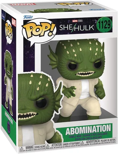 Vista 2 de POP Marvel: Attorney at Law - Figura de vinilo Abomination Funko (con funda protectora de caja compatible), multicolor, 3.75 pulgadas