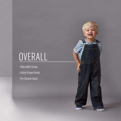 Vista 5 de Wrangler Authentics Total de mezclilla clásica para niños, Oro