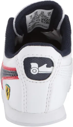 Vista 3 de PUMA Tenis unisex Ferrari Roma para niños, Rojo, 3.5 Little Kid