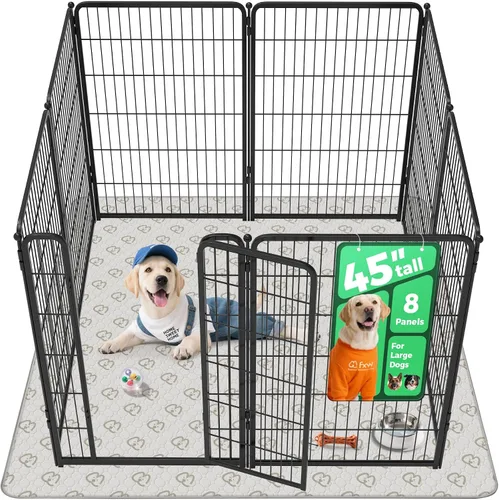 Vista 75 de FXW Homeplus Unleashed Corralito para Perros de Interior - Juego Sin Estrés y Seguro, Resistente de 24 Pulgadas 2 Paneles Corralito para Cachorros