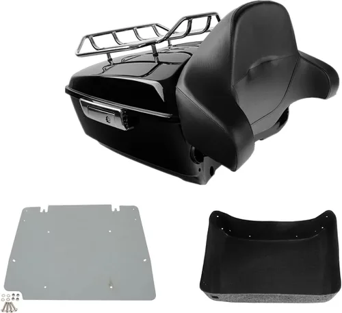 Vista 9 de TCMT King Tour Pack Portaequipajes de moto, diseñado para modelos Harley Davidson Touring 2014-2020