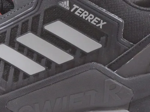 Vista 8 de adidas Zapatos de senderismo Terrex Swift R3 para hombre Core Black-grey One-solar Yellow
