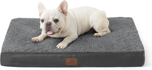 Vista 14 de Bedsure - Cama ortopédica pequeña para perros chicos, impermeable, con funda extraíble lavable, tapete de espuma con forma de huevera para mascotas