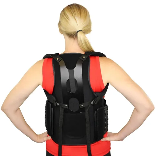 Vista 7 de Corrector de postura TLSO Soporte completo para escoliosis, cifosis, lordosis y alineación de columna vertebral - Ligero y ajustable L0456 L0457